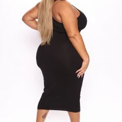 Fashion Nova Rachel Racerback Midi Dress - Black -fashion nova dresses Shop 08 02 22Studio5 MS 10 04 54 4 DX5737 Black P 4942 PLUS PB