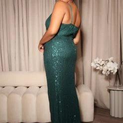 Fashion Nova Beautiful Scene Sequin Maxi Dress - Emerald -fashion nova dresses Shop 08 02 22Studio5 SN DJ 14 33 16 23 1011P3 Emerald 0684 PLUS KS