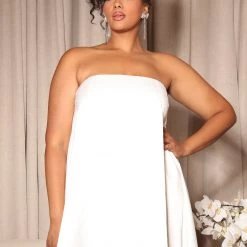 Fashion Nova High Expectations Satin Gown - White -fashion nova dresses Shop 08 02 22Studio5 SN DJ 15 34 20 31 GW22X2129 White P 0760 PLUS WG
