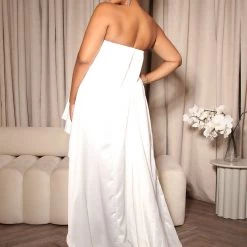 Fashion Nova High Expectations Satin Gown - White -fashion nova dresses Shop 08 02 22Studio5 SN DJ 15 35 23 31 GW22X2129 White P 0764 PLUS WG