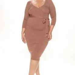 Fashion Nova In The Long Run Midi Dress - Camel -fashion nova dresses Shop 08 05 22Studio7 DD AC 15 09 30 12 RD62330 Camel 0178 PLUS JB