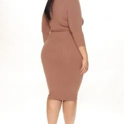 Fashion Nova In The Long Run Midi Dress - Camel -fashion nova dresses Shop 08 05 22Studio7 DD AC 15 09 42 12 RD62330 Camel 0182 PLUS JB