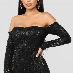 Fashion Nova Got Class Sequin Gown - Black -fashion nova dresses Shop 08 07 18 Studio 2 15 18 07 LD50462X Black0715 JD scaled