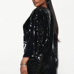Fashion Nova I'm Very Expensive Sequin Tunic - Black -fashion nova dresses Shop 08 08 22Studio3 ME RL 14 48 41 36 FT412 Black 0978 KL