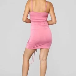 Fashion Nova Shanghai Ruched Dress - Pink -fashion nova dresses Shop 08 09 18 Studio 3 11 53 57 D738 Pink 0530 AJ scaled