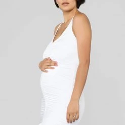 Fashion Nova Shanghai Ruched Dress - White -fashion nova dresses Shop 08 09 18 Studio 3 11 55 40 D738 White 0536 AJ scaled