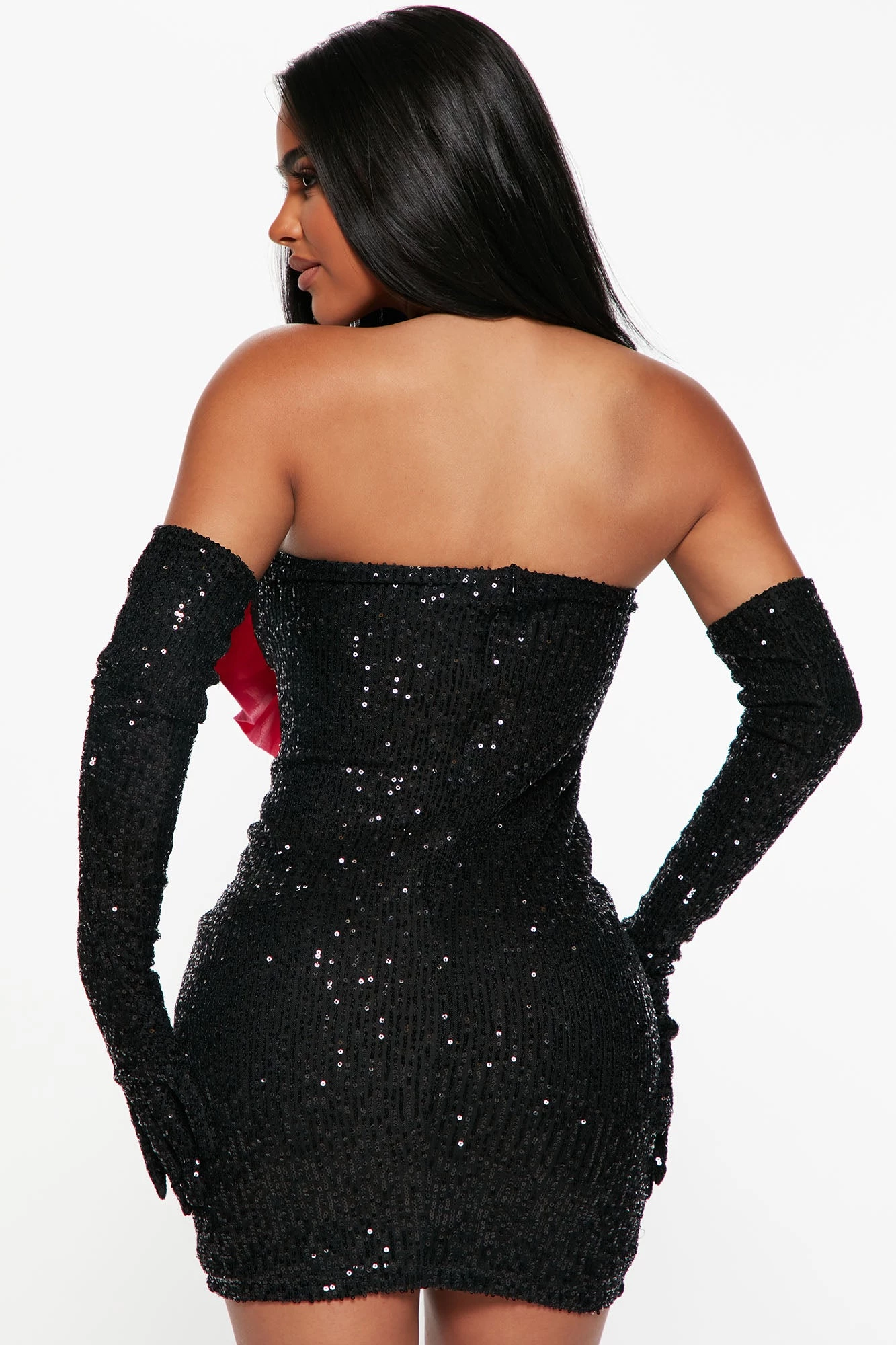 Fashion Nova God's Gift Sequin Dress Set - Black/combo 5 Fashion Nova God's Gift Sequin Dress Set - Black/combo - Image 3