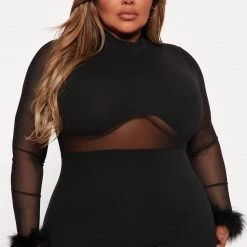 Fashion Nova Not My Concern Midi Dress - Black -fashion nova dresses Shop 08 10 22Studio4 KJ AC 13 42 08 37 D5778 Black P 6135 PLUS JB