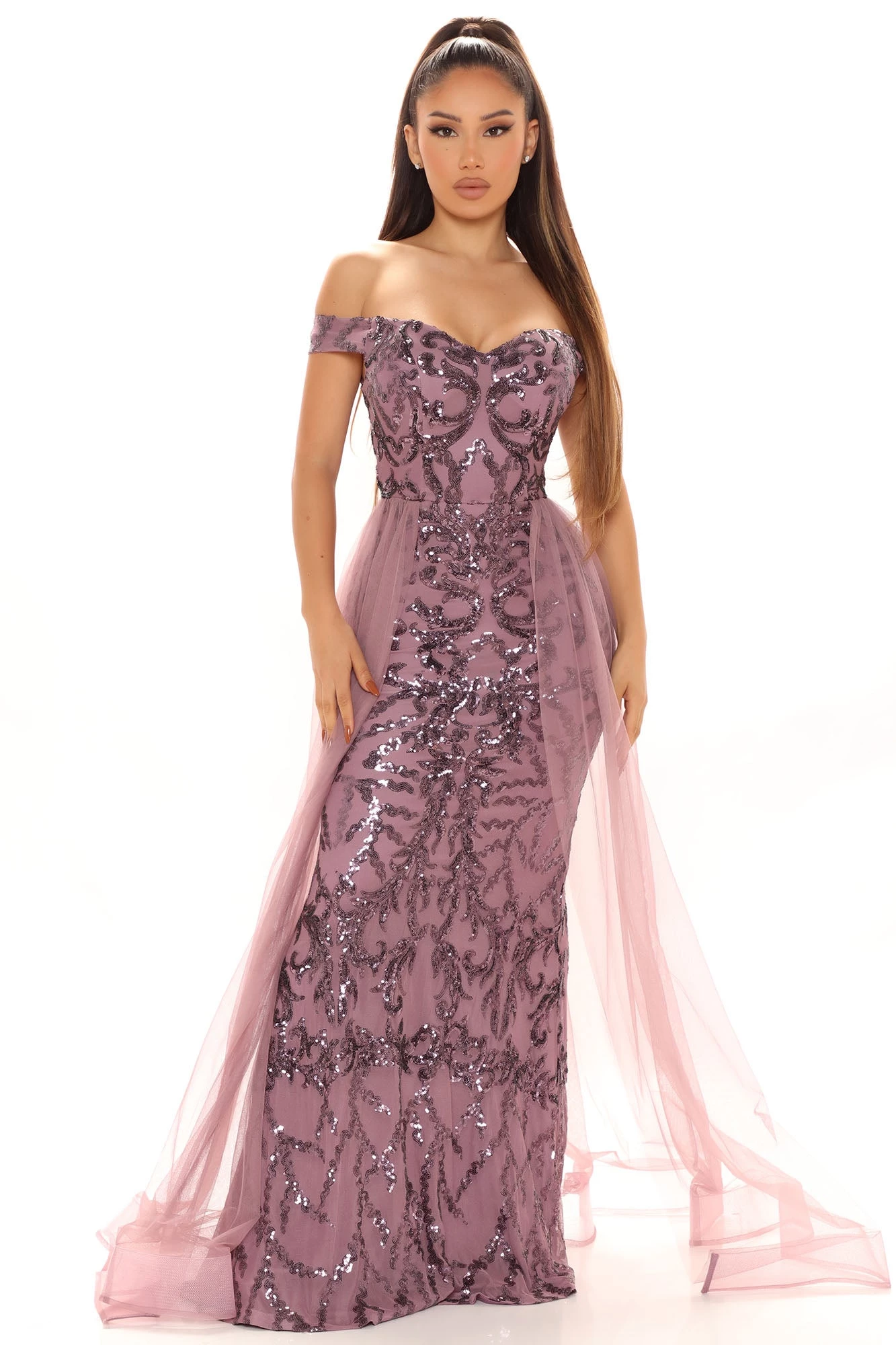 Fashion Nova Impeccable Taste Sequin Maxi Dress - Purple 3 Fashion Nova Impeccable Taste Sequin Maxi Dress - Purple