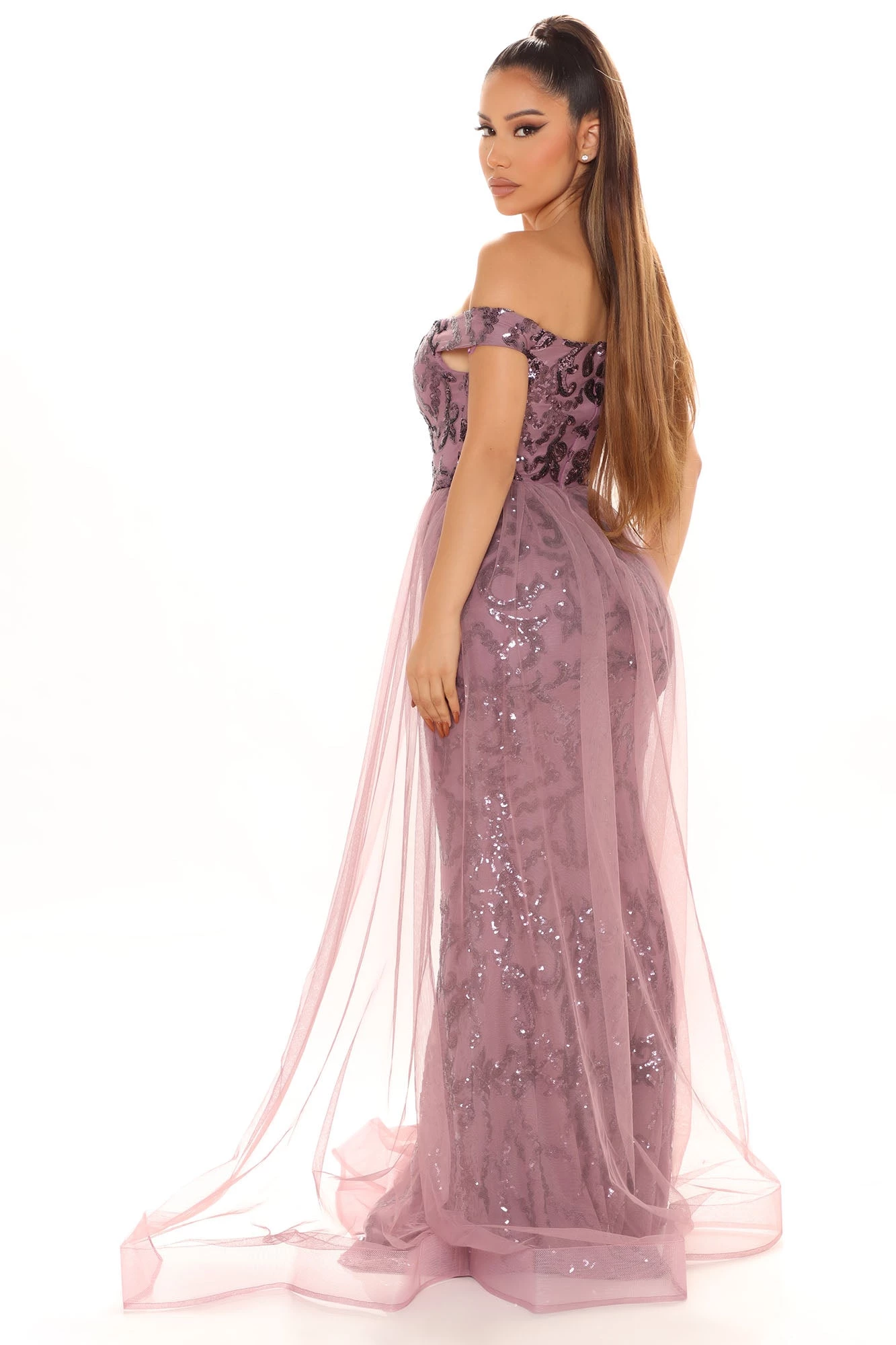 Fashion Nova Impeccable Taste Sequin Maxi Dress - Purple 5 Fashion Nova Impeccable Taste Sequin Maxi Dress - Purple - Image 3