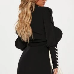 Fashion Nova Laced In Fashion Blazer Mini Dress - Black -fashion nova dresses Shop 08 11 22Studio1 ME MR 09 49 09 8 AD6476 Black 1268 KS
