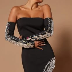 Fashion Nova Lalina Mini Dress Set - Black