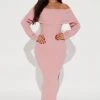 Fashion Nova Stormy Sweater Maxi Dress - Pink -fashion nova dresses Shop 08 12 22Studio2 MS KP 13 05 38 57 MD6495A Pink 2820 WG