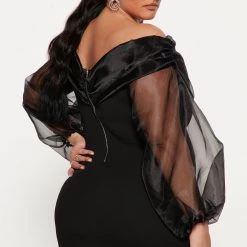 Fashion Nova Love Language Mini Dress - Black -fashion nova dresses Shop 08 12 22Studio4 KJ DJ 14 32 53 36 D5756 Black P 0903 PLUS JB