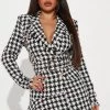 Fashion Nova Lunch Date Blazer Mini Dress - Black/combo -fashion nova dresses Shop 08 15 22Studio2 ME SS 15 37 16 51 BD3049 Blackcombo 3300 KS