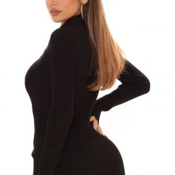 Fashion Nova Moments After Sweater Midi Dress - Black -fashion nova dresses Shop 08 16 21Studio2 SN KP 13 13 15 50 RDAD2520FN Black 10870 PB