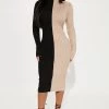 Fashion Nova Split Into Two Sweater Midi Dress - Black/combo -fashion nova dresses Shop 08 16 22Studio1 KS 11 10 36 28 RDAE6842FN Blackcombo 3713 KS