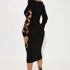 Fashion Nova Ava Cut Out Midi Dress - Black 7 Fashion Nova Ava Cut Out Midi Dress - Black -fashion nova dresses Shop 08 16 22Studio1 KS 11 14 48 29 DU1006 Black 3728 KS