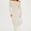 Fashion Nova Hot And Cold Maxi Dress - Beige -fashion nova dresses Shop 08 16 22Studio1 KS 11 38 12 34 LD5826BFN Beige 3777 KS