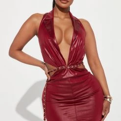 Fashion Nova Midnight Muse Maxi Dress - Burgundy -fashion nova dresses Shop 08 17 22Studio2 CE RL 15 19 25 15 74888F Burgundy R 4214 JB