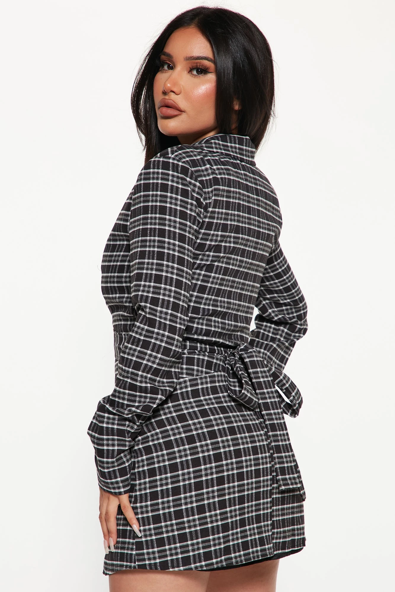 Fashion Nova Making Arrangements Mini Dress - Black/White 5 Fashion Nova Making Arrangements Mini Dress - Black/White - Image 3