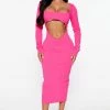 Fashion Nova Model Energy Midi Dress - Pink -fashion nova dresses Shop 08 17 22Studio5 SN RL 10 39 26 11 D8278 Pink PR 2789 JB