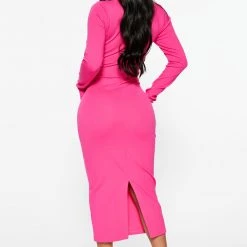 Fashion Nova Model Energy Midi Dress - Pink -fashion nova dresses Shop 08 17 22Studio5 SN RL 10 39 46 11 D8278 Pink PR 2793 JB