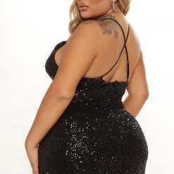 Fashion Nova Definitely Maybe Sequin Maxi Dress - Black -fashion nova dresses Shop 08 18 21Studio3 ME RL 10 25 19 26 9346 Black 1102 PLUS DC