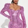 Fashion Nova Mia Sequin Mini Dress - Magenta -fashion nova dresses Shop 08 18 22Studio2 RM 11 54 30 1 2148FN Magenta 4259 JB