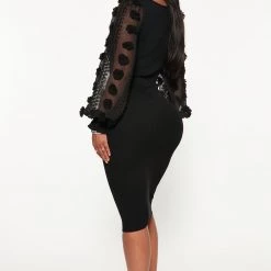 Fashion Nova Heart Flutter Sweater Midi Dress - Black -fashion nova dresses Shop 08 19 22Studio3 RM ON 15 58 32 29 RDAE5465FN Black 1849 EH