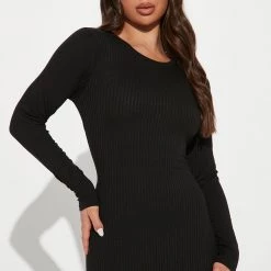 Fashion Nova Deena Ribbed Maxi Dress - Black 6 Fashion Nova Deena Ribbed Maxi Dress - Black -fashion nova dresses Shop 08 23 22Studio2 KJ RL 14 46 05 61 RD46937LA Black P 0037 SG
