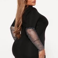 Fashion Nova It Girl Mini Dress - Black -fashion nova dresses Shop 08 23 22Studio4 DM DJ 10 39 04 26 DND52149 Black 4969 PLUS JB