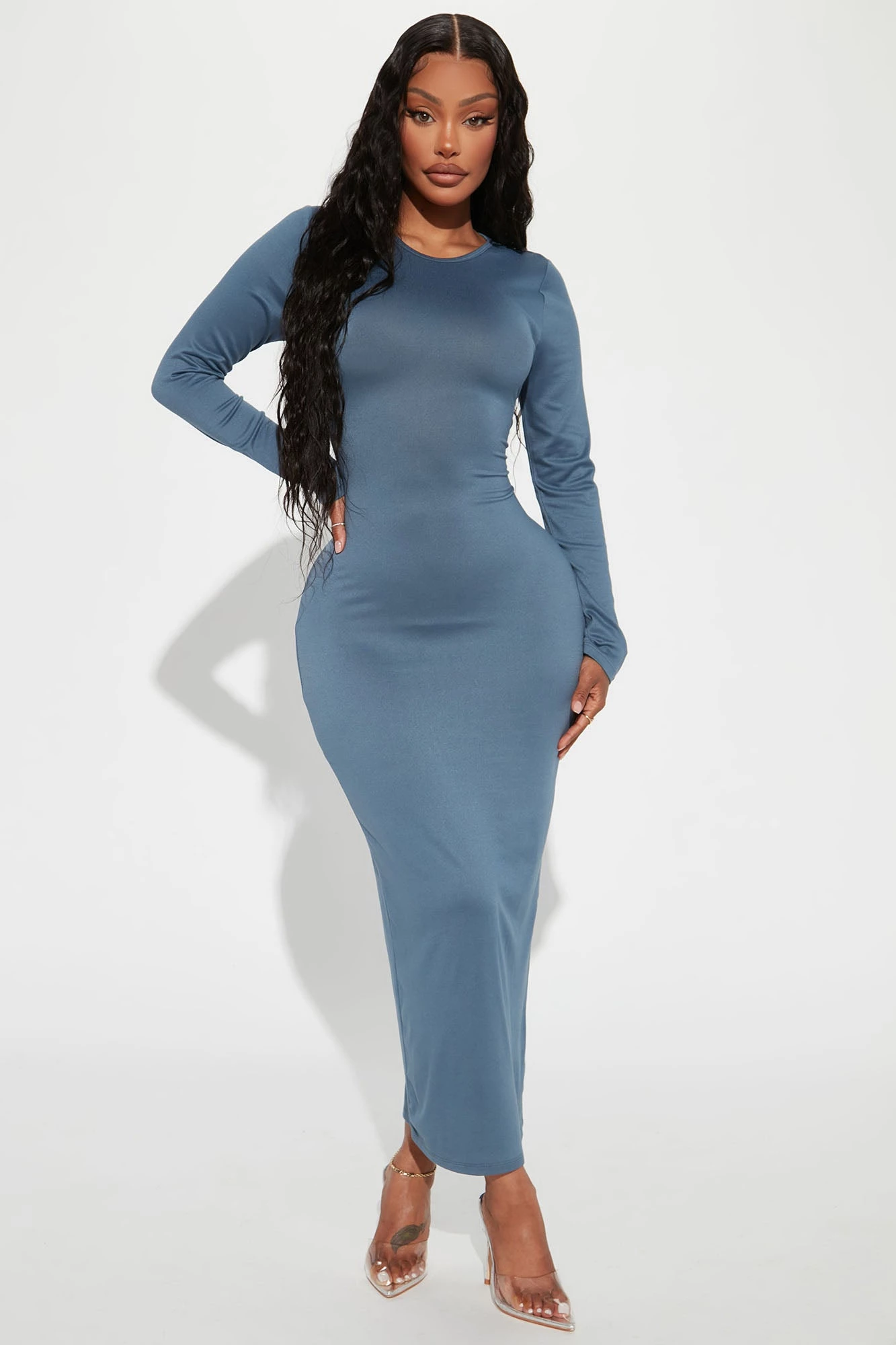 Fashion Nova Jeanne Maxi Dress - Blue 3 Fashion Nova Jeanne Maxi Dress - Blue