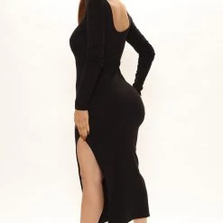 Fashion Nova Helena Ribbed Maxi Dress - Black -fashion nova dresses Shop 08 25 21Studio2 SN ES 09 52 37 4 RD42619L Black P 4319 WG