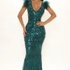 Fashion Nova The Most Elegant Sequin Maxi Dress - Emerald -fashion nova dresses Shop 08 25 21Studio2 SN ES 10 00 11 7 1774FN Emerald P 4339 WG