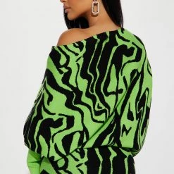 Fashion Nova Kasey Sweater Mini Dress - Black/combo -fashion nova dresses Shop 08 25 22Studio1 RM AC 11 16 04 13 D1826F05 BlackCombo 0173 JB