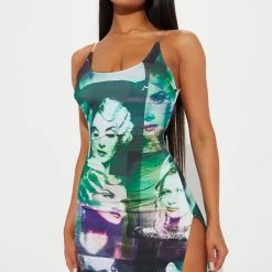 Fashion Nova Hypnotic Printed Maxi Dress - Green/combo -fashion nova dresses Shop 08 25 22Studio2 KS IM 15 26 01 39 D8346 Greencombo 0090 JB