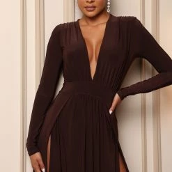 Fashion Nova Spree Dress - Brown -fashion nova dresses Shop 08 25 22Studio7 ME DJ 15 50 33 71 5854 Brown 1369 EH