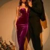 Fashion Nova Amika Velvet Maxi Dress - Magenta -fashion nova dresses Shop 08 25 22 HOMECOMING RT 13 15 38 3 D5961 Magenta 19778 ES WG