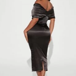 Fashion Nova She's Elegant Satin Midi Dress - Black -fashion nova dresses Shop 08 26 22Studio2 RT AC 11 39 46 17 74089 Black 0441 PB