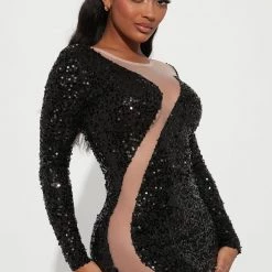 Fashion Nova Feel Alive Sequin Mini Dress - Black 8 Fashion Nova Feel Alive Sequin Mini Dress - Black -fashion nova dresses Shop 08 26 22Studio2 RT AC 11 45 08 19 FN18969D Black 0461 PB