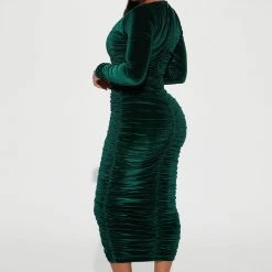 Fashion Nova Marlene Velvet Midi Dress - Hunter 10 Fashion Nova Marlene Velvet Midi Dress - Hunter -fashion nova dresses Shop 08 26 22Studio2 RT AC 14 52 31 43 YUN530 Hunter 0748 JB