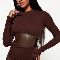 Fashion Nova Like Good Times Midi Dress - Chocolate -fashion nova dresses Shop 08 26 22Studio3 MS CM 12 04 35 9 CD2823 Chocolate 0423 EH