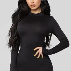 Fashion Nova Full Coverage Maxi Dress - Black -fashion nova dresses Shop 08 28 18 Studio 2 11 36 12 D5246 Black0492 NT scaled