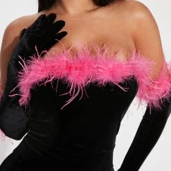 Fashion Nova Romy Gloved Mini Dress Set - Black/Pink -fashion nova dresses Shop 08 29 22Studio1 MS RENE 15 56 46 65 DGI5288 BlackPink 9707 EH