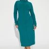 Fashion Nova Kimmie Ribbed Midi Dress - Emerald -fashion nova dresses Shop 08 29 22Studio2 DD DJ 10 54 44 7 CRD1143L Emerald 1032 EH