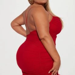 Fashion Nova Lilac Gardens Ruched Mini Dress - Red 13 Fashion Nova Lilac Gardens Ruched Mini Dress - Red -fashion nova dresses Shop 08 30 22Studio2 KS AC 16 19 24 57 ID5696 Red 20613 PLUS JB