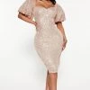 Fashion Nova God's Gift Sequin Midi Dress - Rose Gold -fashion nova dresses Shop 08 30 22Studio3 ME RL 14 05 47 19 9188MDP2 RoseGold 0377 PB