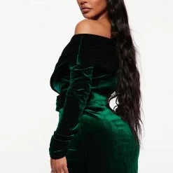 Fashion Nova More Joy Velvet Mini Dress - Emerald -fashion nova dresses Shop 08 30 22Studio3 ME RL 15 13 59 35 74229E Emerald 0512 JB