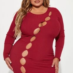 Fashion Nova Cutting Edge Thick Rib Maxi Dress - Burgundy 12 Fashion Nova Cutting Edge Thick Rib Maxi Dress - Burgundy -fashion nova dresses Shop 08 31 22Studio1 RD DJ 14 53 03 38 D14590 Burgundy 10384 SG PLUS